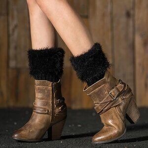 Women's Fur Boot Socks